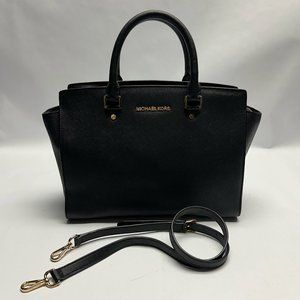 Michael Kors Black Satchel Bag